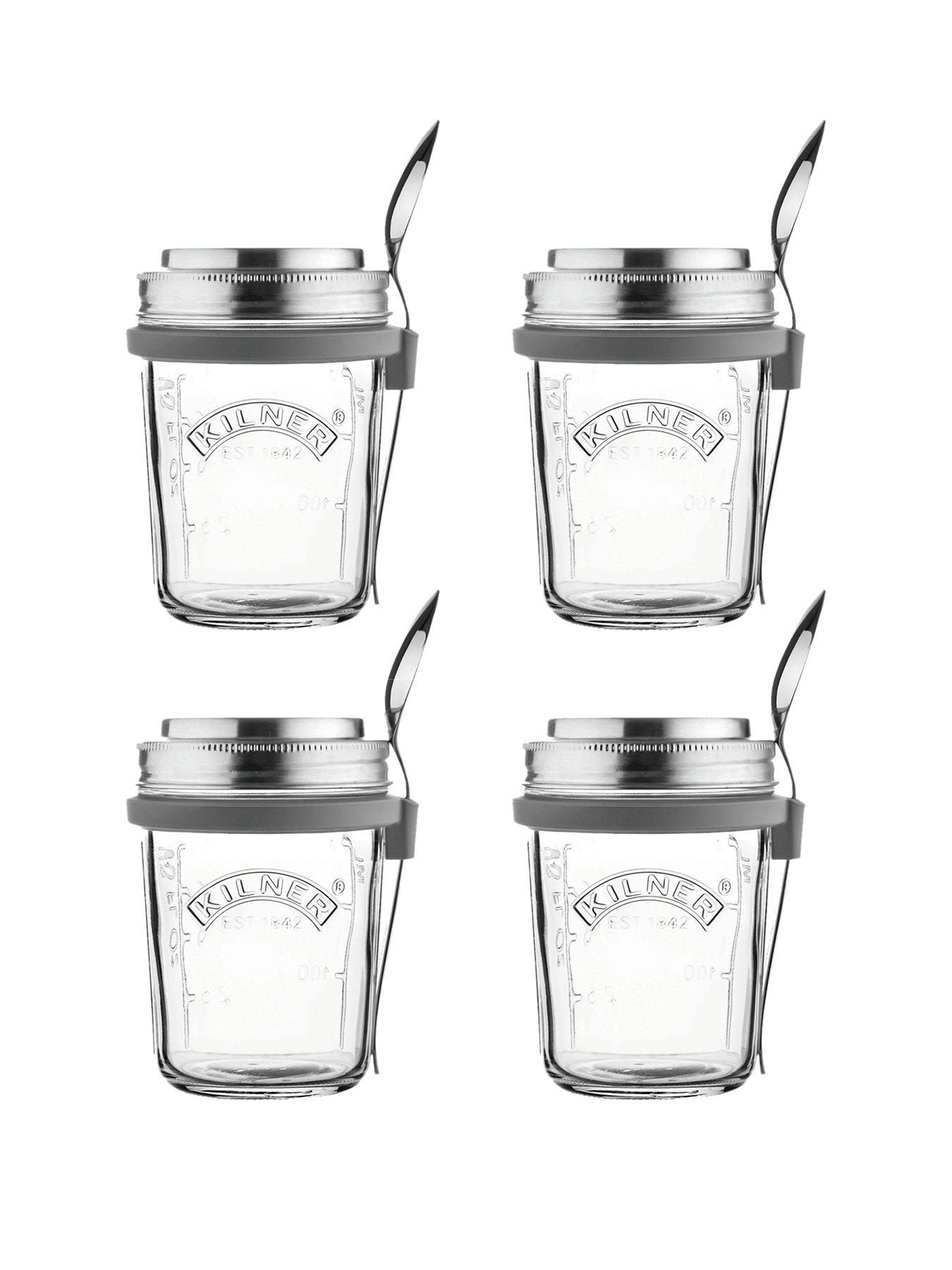 Image 2 of 8 of KILNER Set Of 4 Breakfast Jars