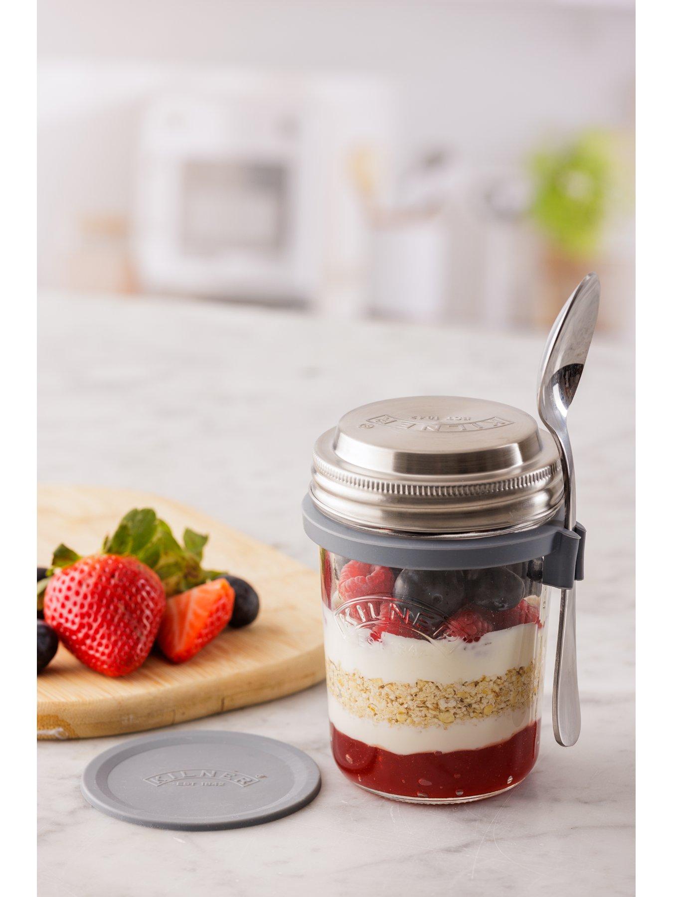 Image 3 of 8 of KILNER Set Of 4 Breakfast Jars