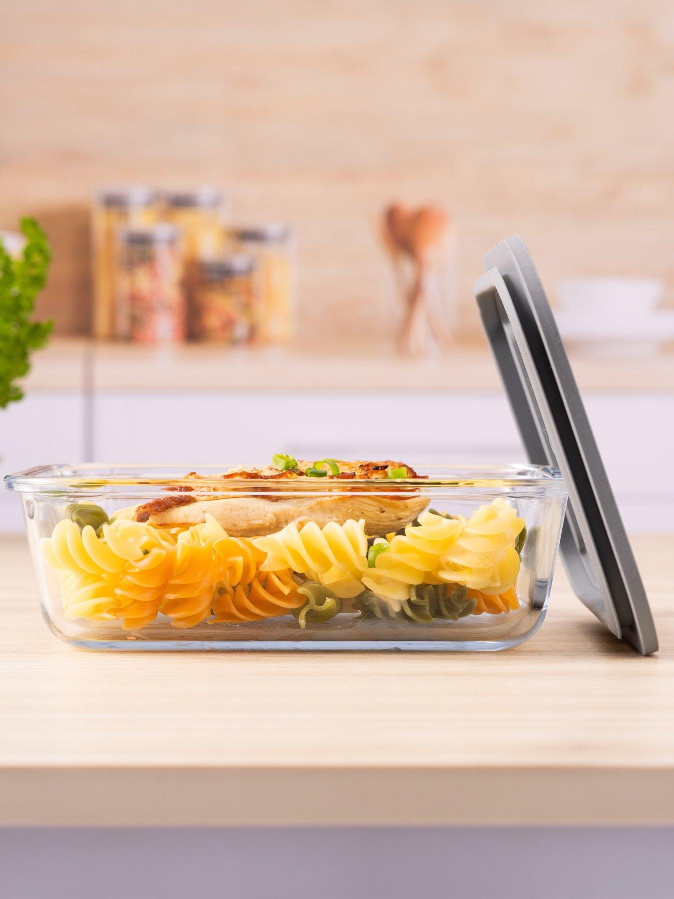 Image 1 of 6 of KILNER New Fresh Storage Rectangle 1.5l Set Of 3