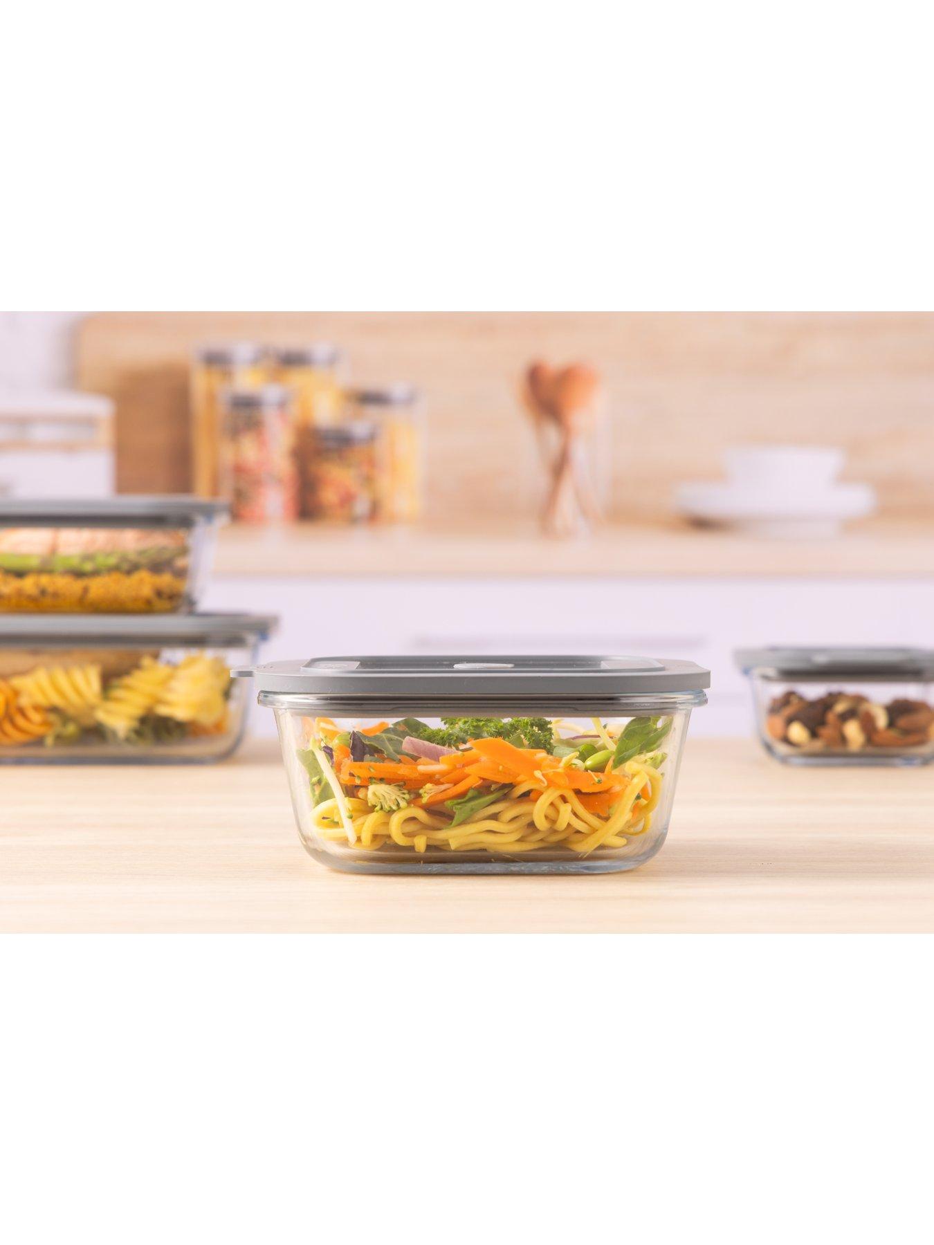 Image 4 of 6 of KILNER New Fresh Storage Square 0.8 L Set Of 3