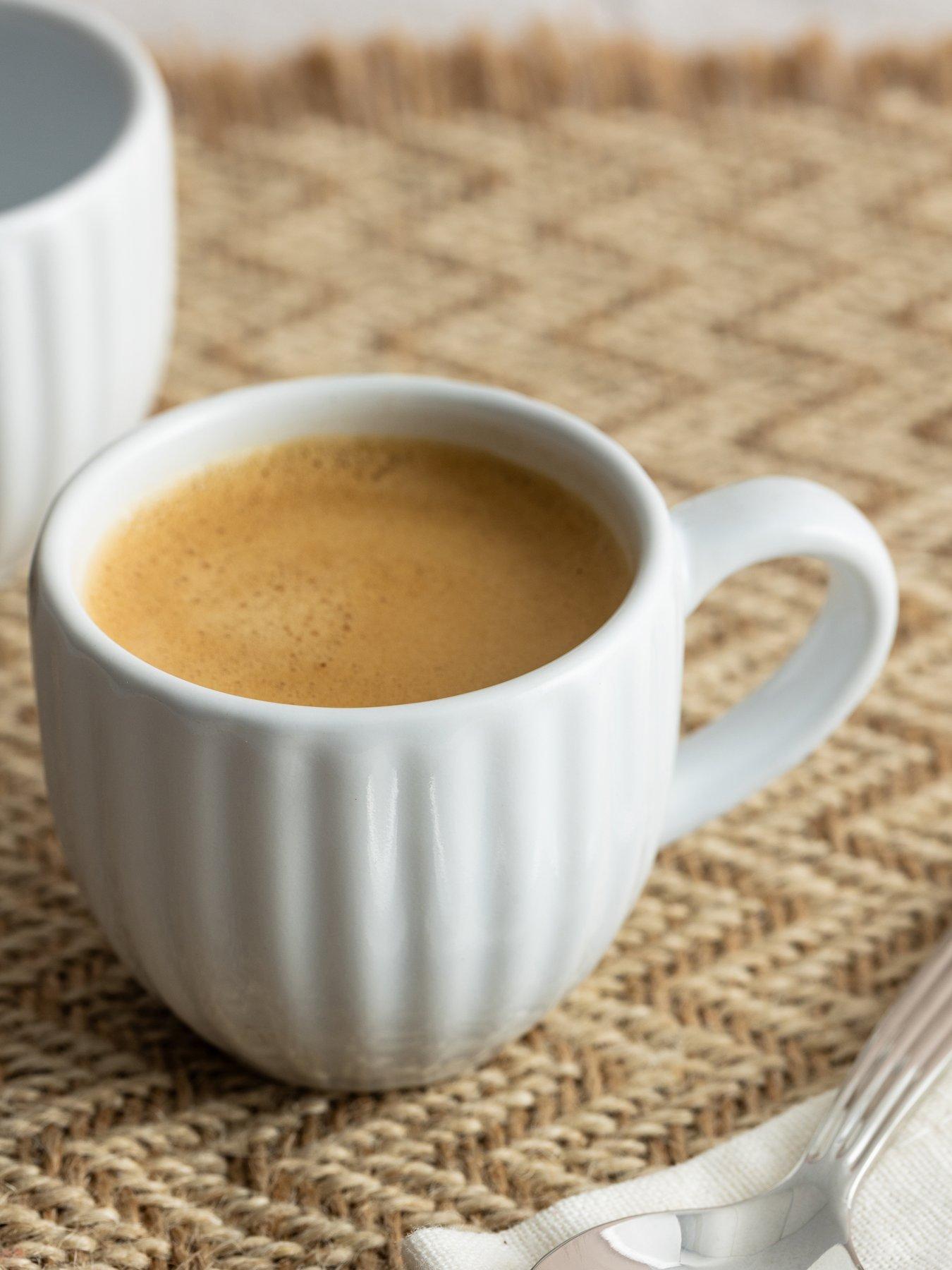 Image 4 of 6 of Price & Kensington Luxe Set Of 4 White Espresso Cups