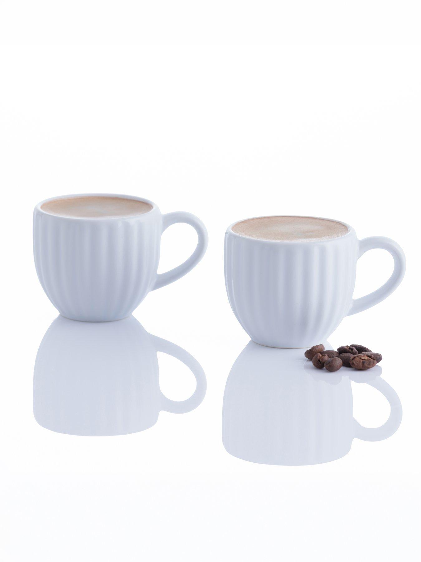 Image 6 of 6 of Price & Kensington Luxe Set Of 4 White Espresso Cups