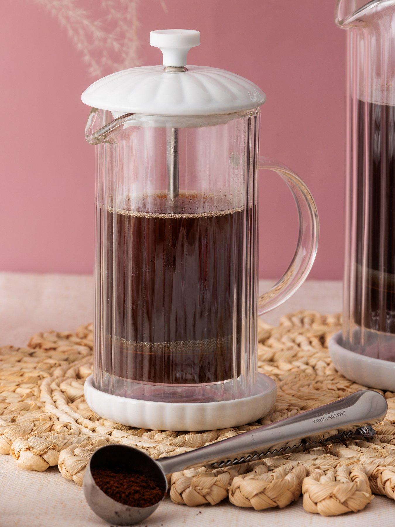 Price & Kensington Luxe Cafetiere/french Press White 350ml