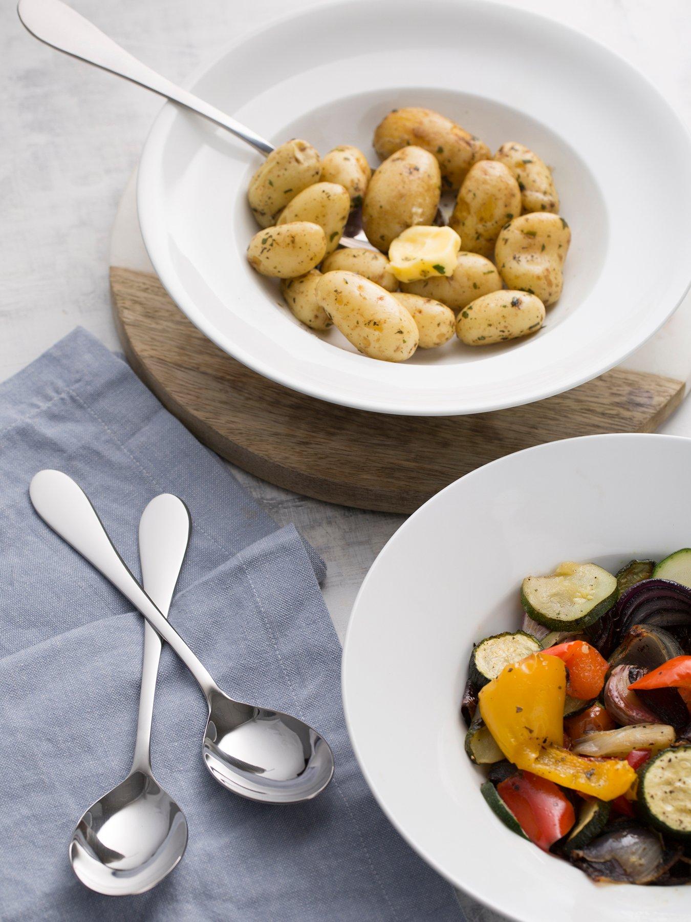 Viners New Select 18/0 2 Pce Serving Spoons Giftbox