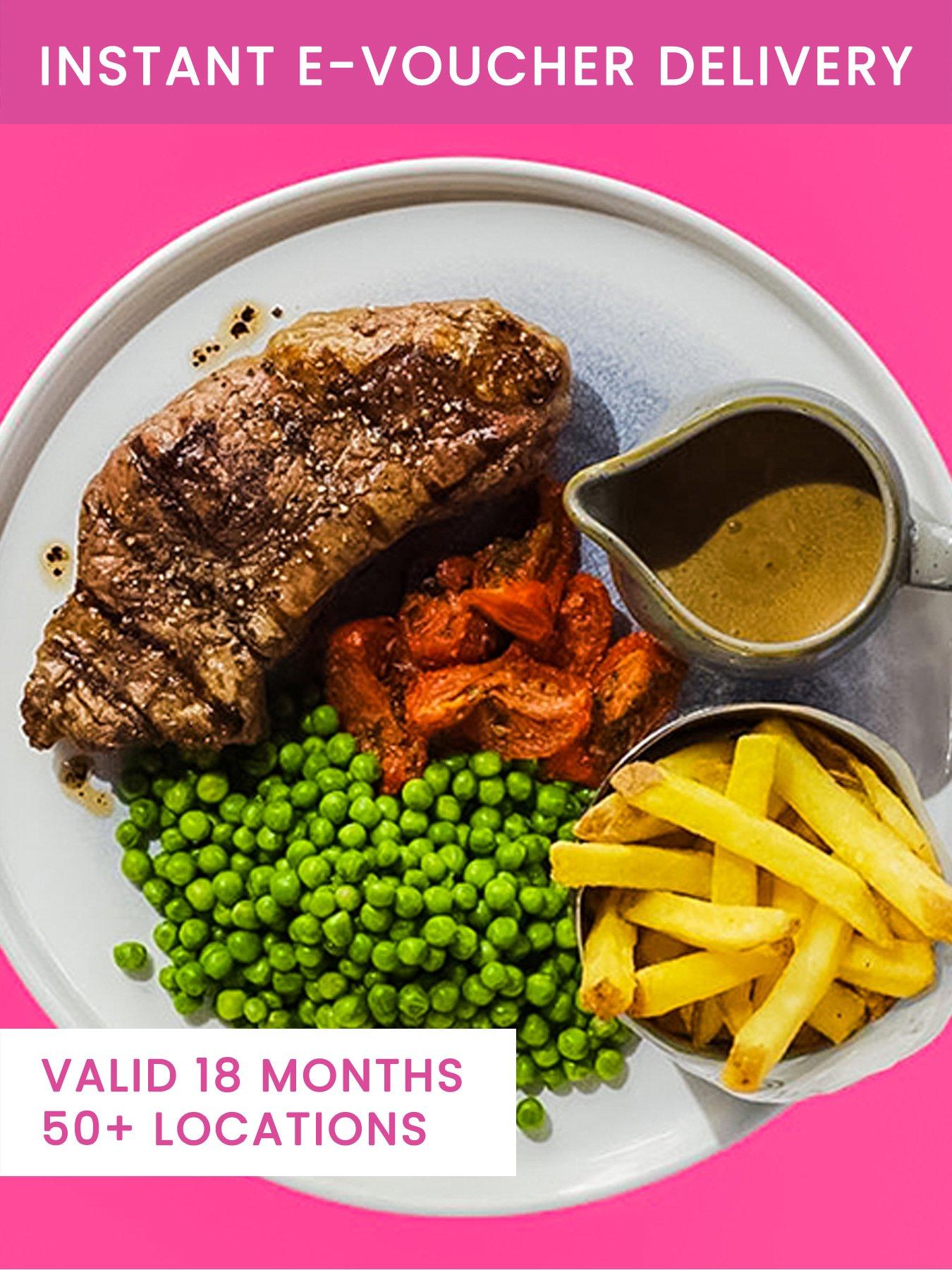 Activity Superstore Steak Dining with a Drink For Two at Slug & Lettuce