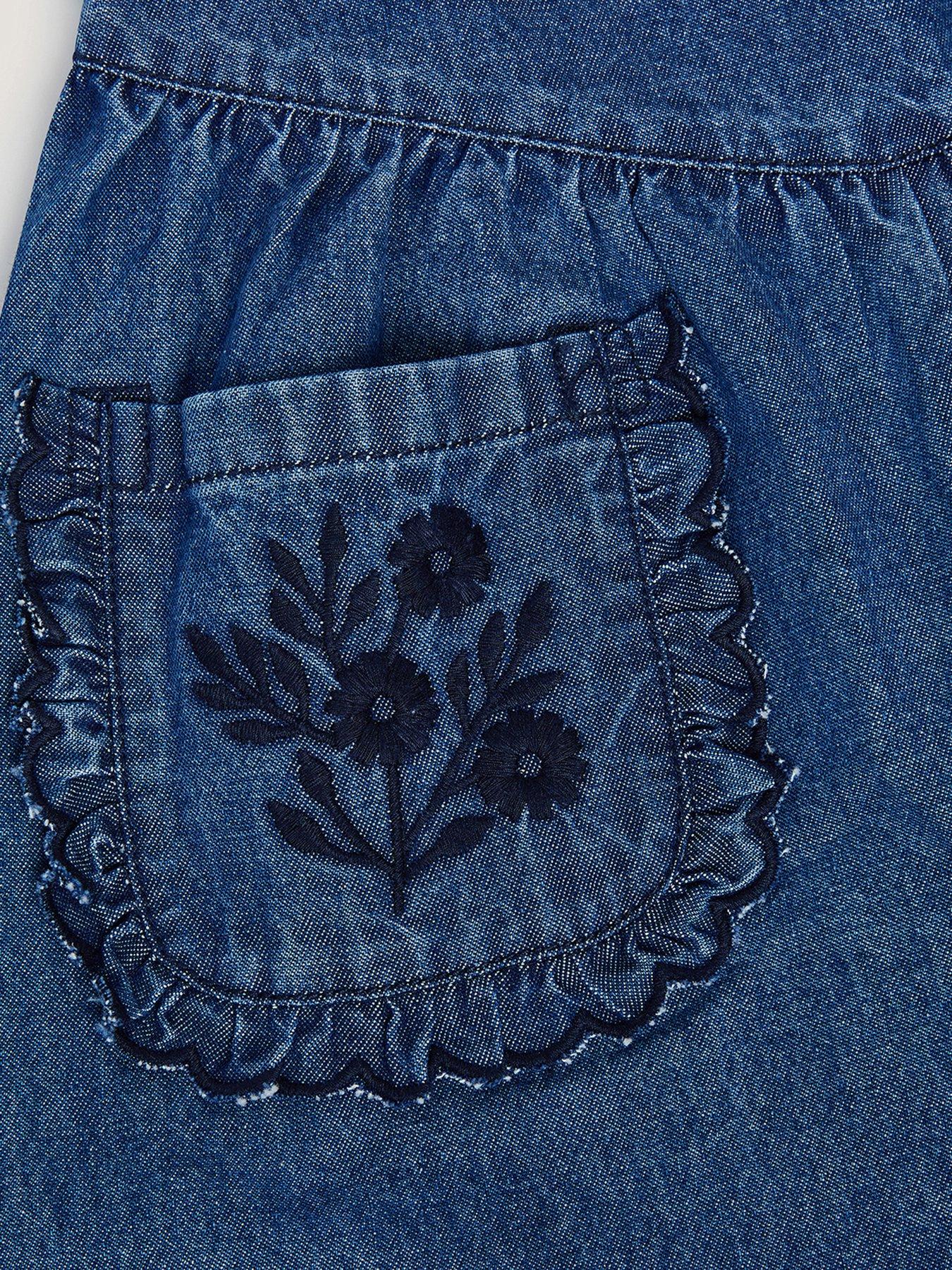 Image 4 of 4 of Monsoon Girls Scallop Trousers - Blue
