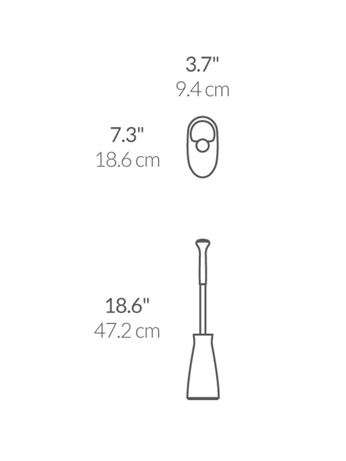 Image 5 of 5 of Simplehuman Toilet Brush, White Plastic & Stainless Steel