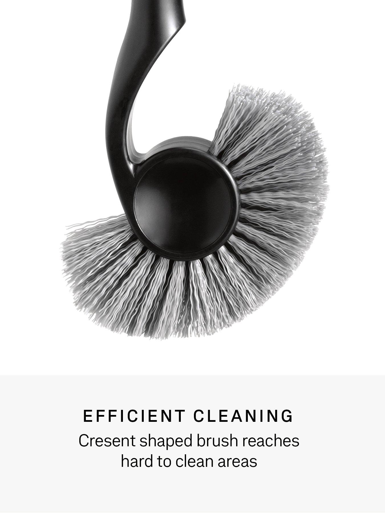 Image 3 of 5 of Simplehuman Toilet Brush, Black Plastic & Stainless Steel