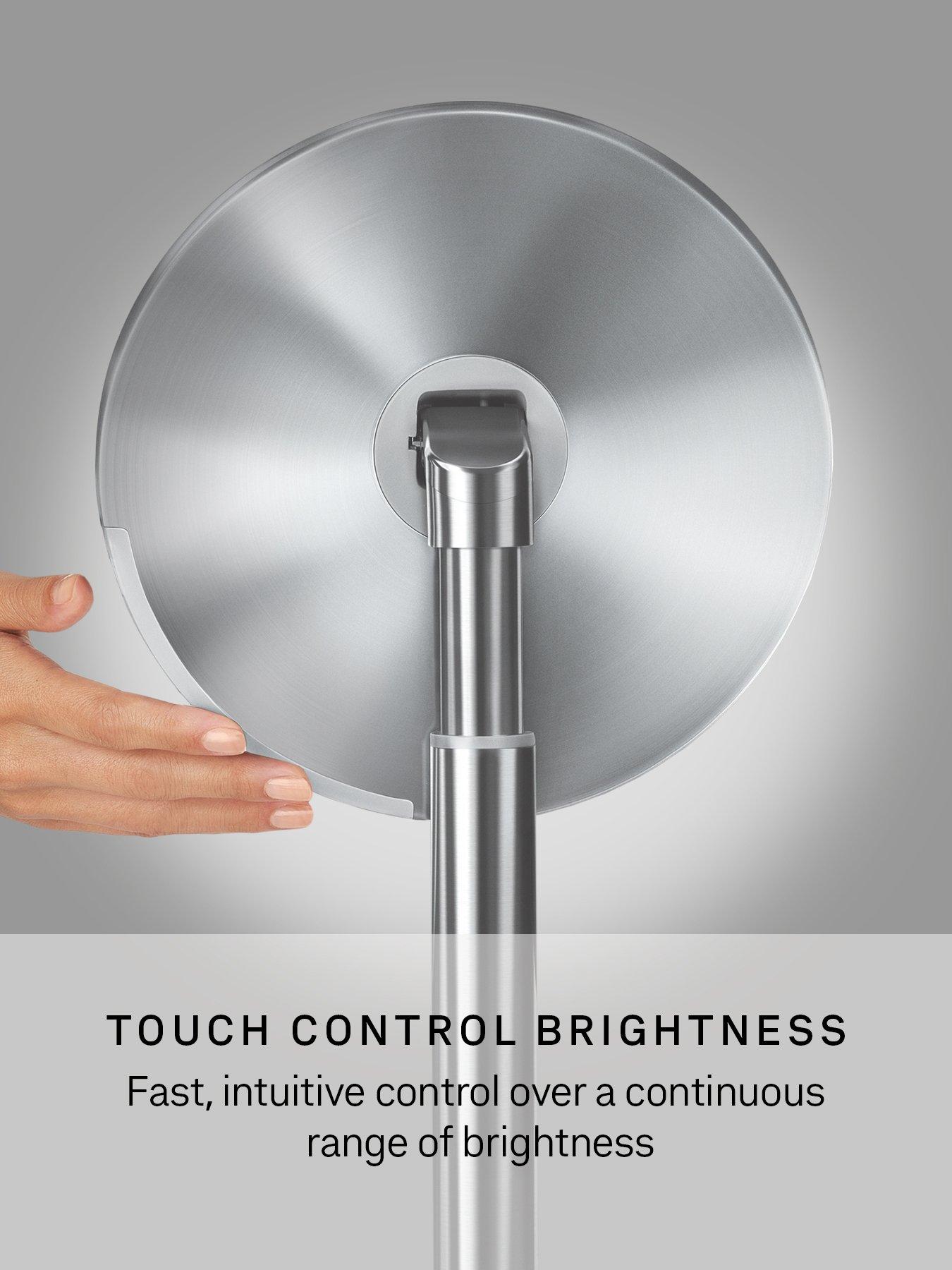 Image 5 of 7 of Simplehuman Sensor Makeup Mirror With 10X Detail Mirror, 5X Magnified, Brushed Stainless Steel