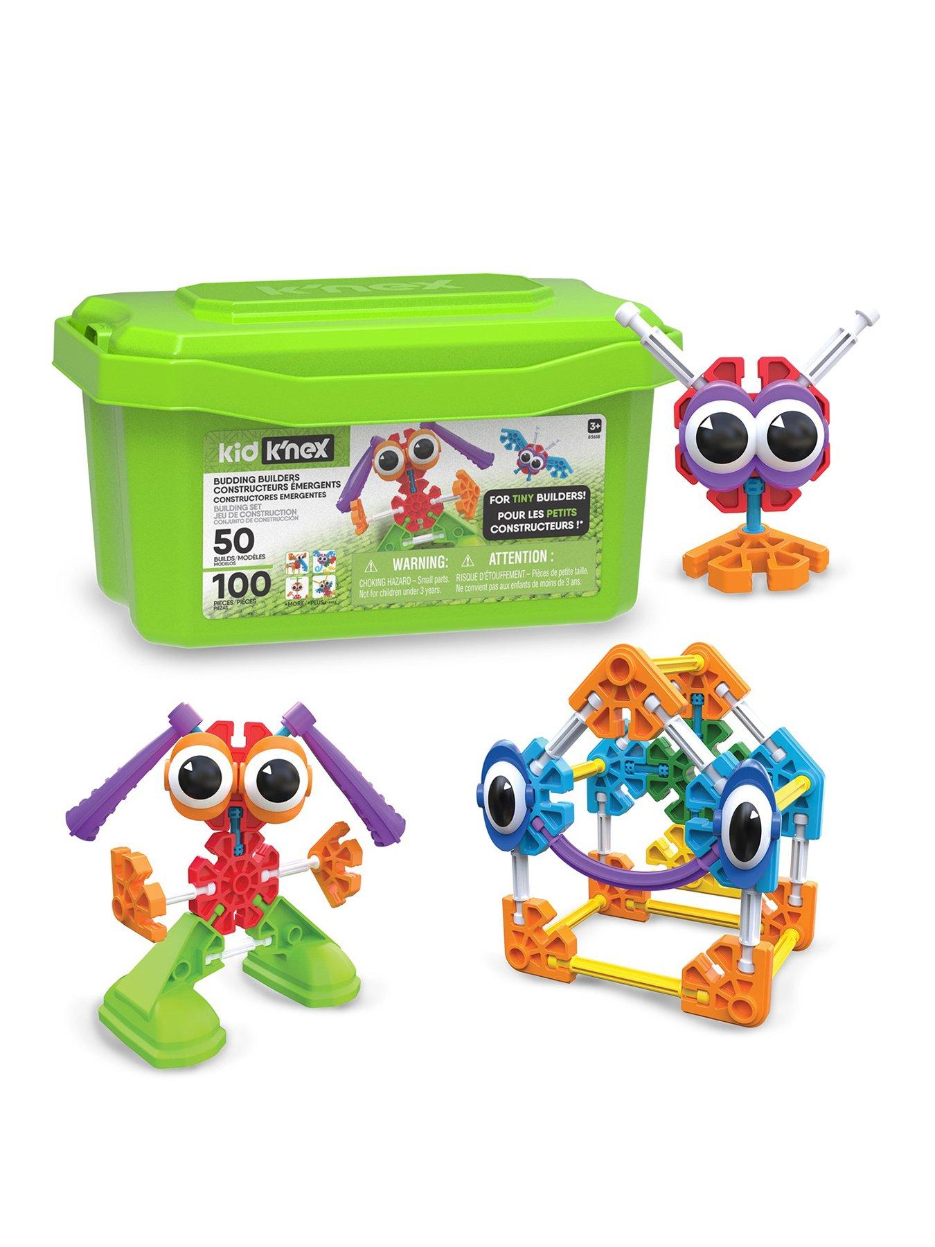 Kid K'NEX - Budding Builders 100 Pc/ 50 Model Building Set