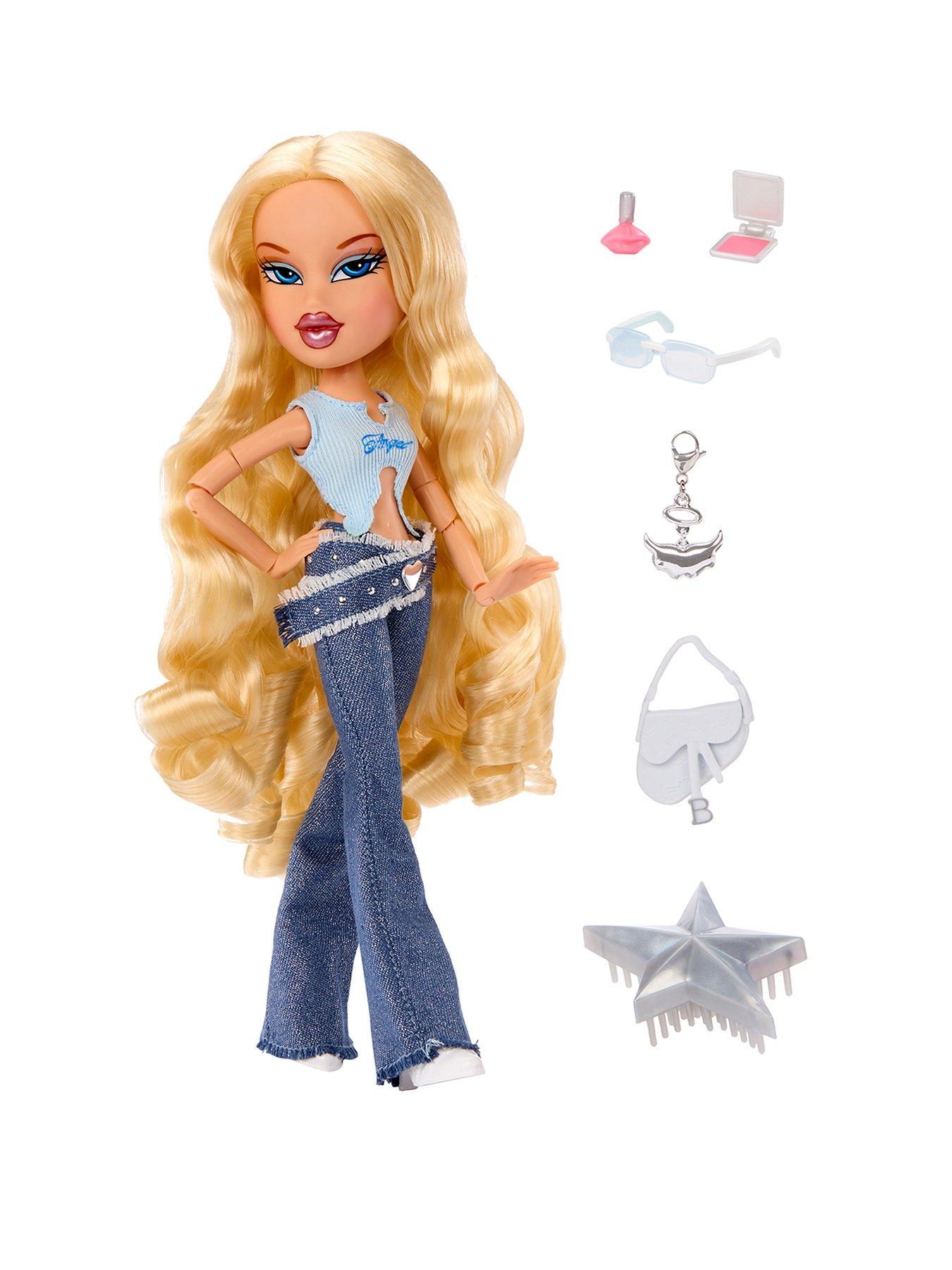 Image 1 of 6 of Bratz Cloe 2001 Reimagined Fashion Doll with Charm, Accessories &amp; Poster
