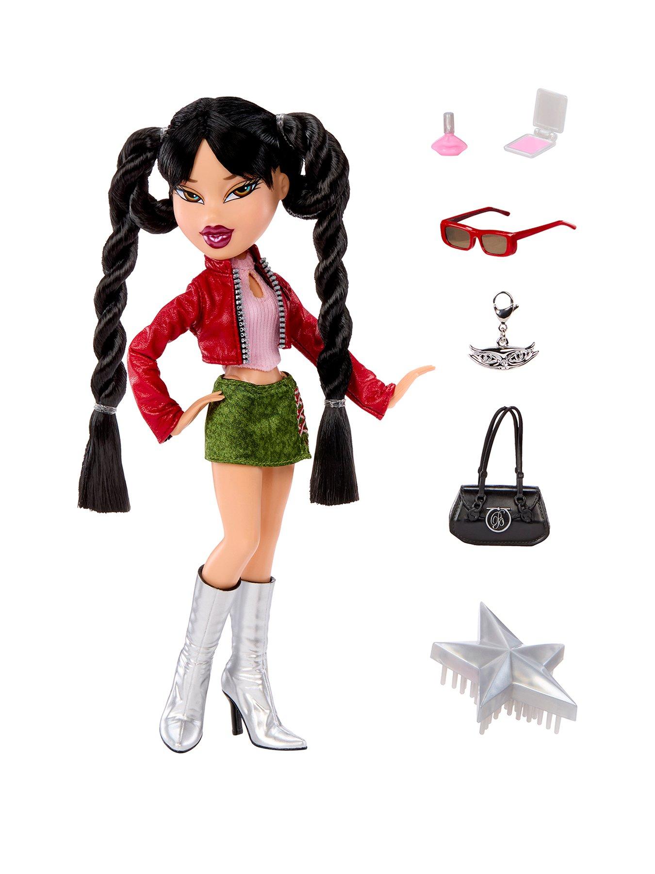 Bratz Jade 2001 Reimagined Fashion Doll with Kool Kat Charm, Accessories  &  Poster