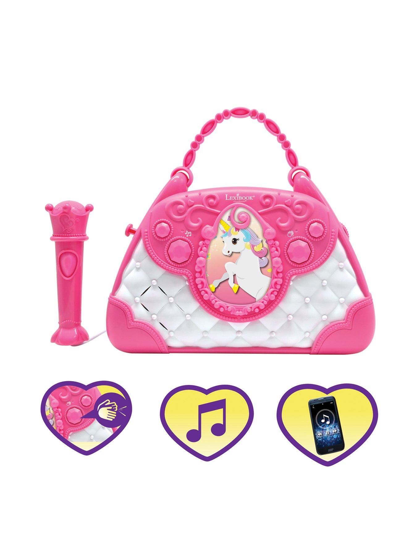 Image 3 of 8 of Unicorn Musical Speaker Handbag design with Mic, Voice changer and Line-In cable