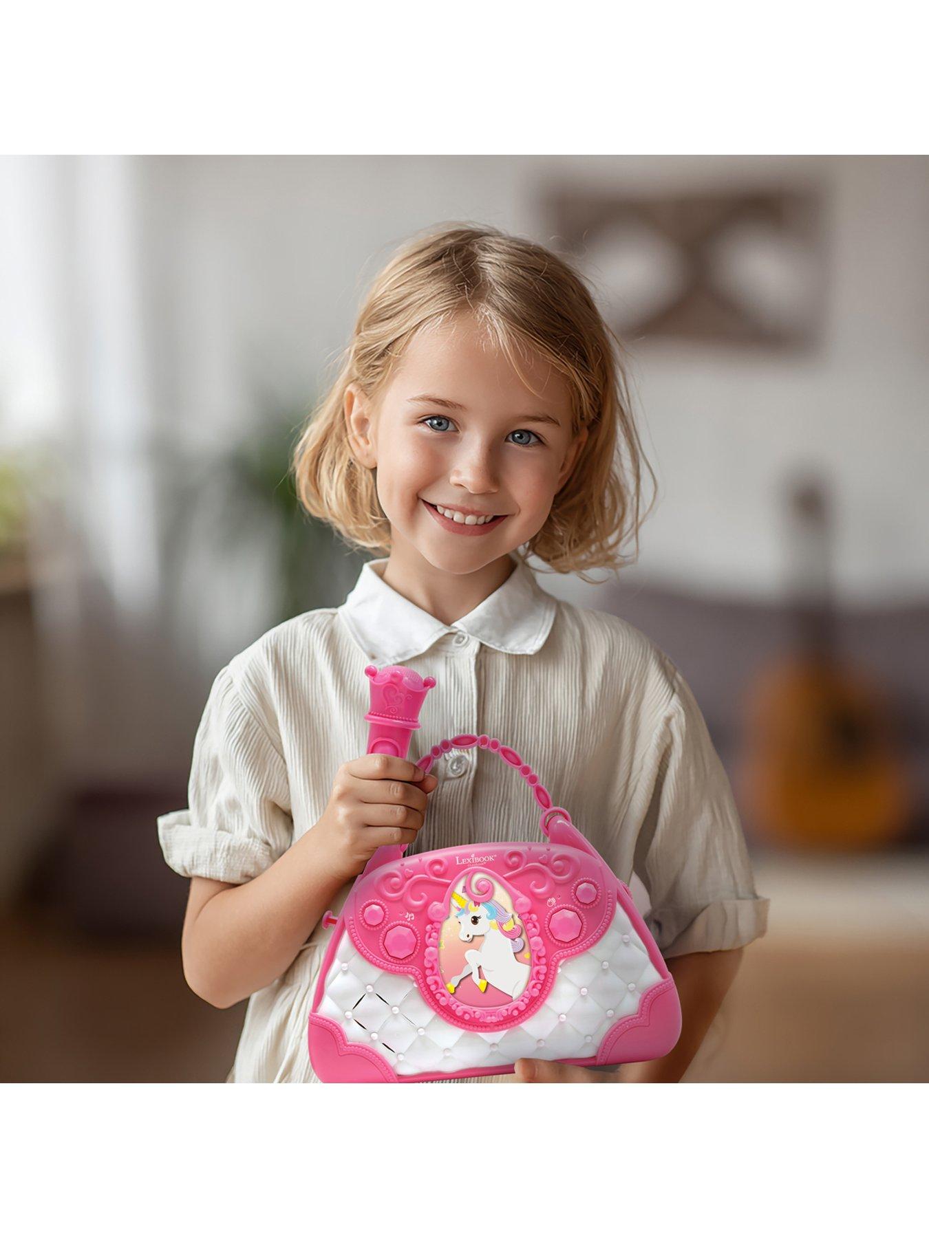Image 6 of 8 of Unicorn Musical Speaker Handbag design with Mic, Voice changer and Line-In cable