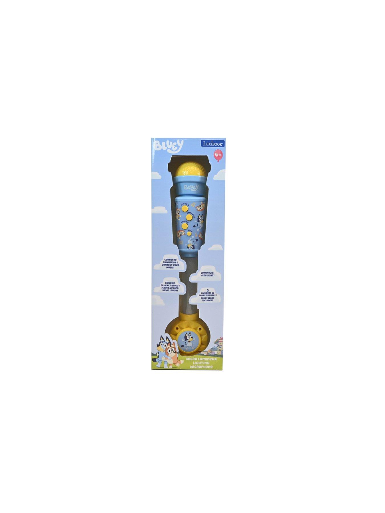 Image 6 of 7 of Bluey Trendy Lighting Microphone with speaker (aux-in), melodies and sound effects