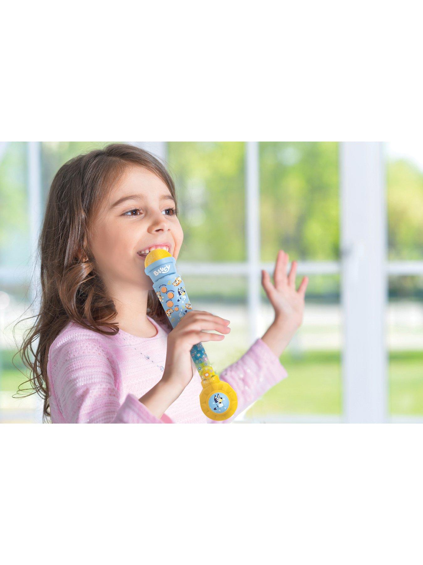 Image 7 of 7 of Bluey Trendy Lighting Microphone with speaker (aux-in), melodies and sound effects