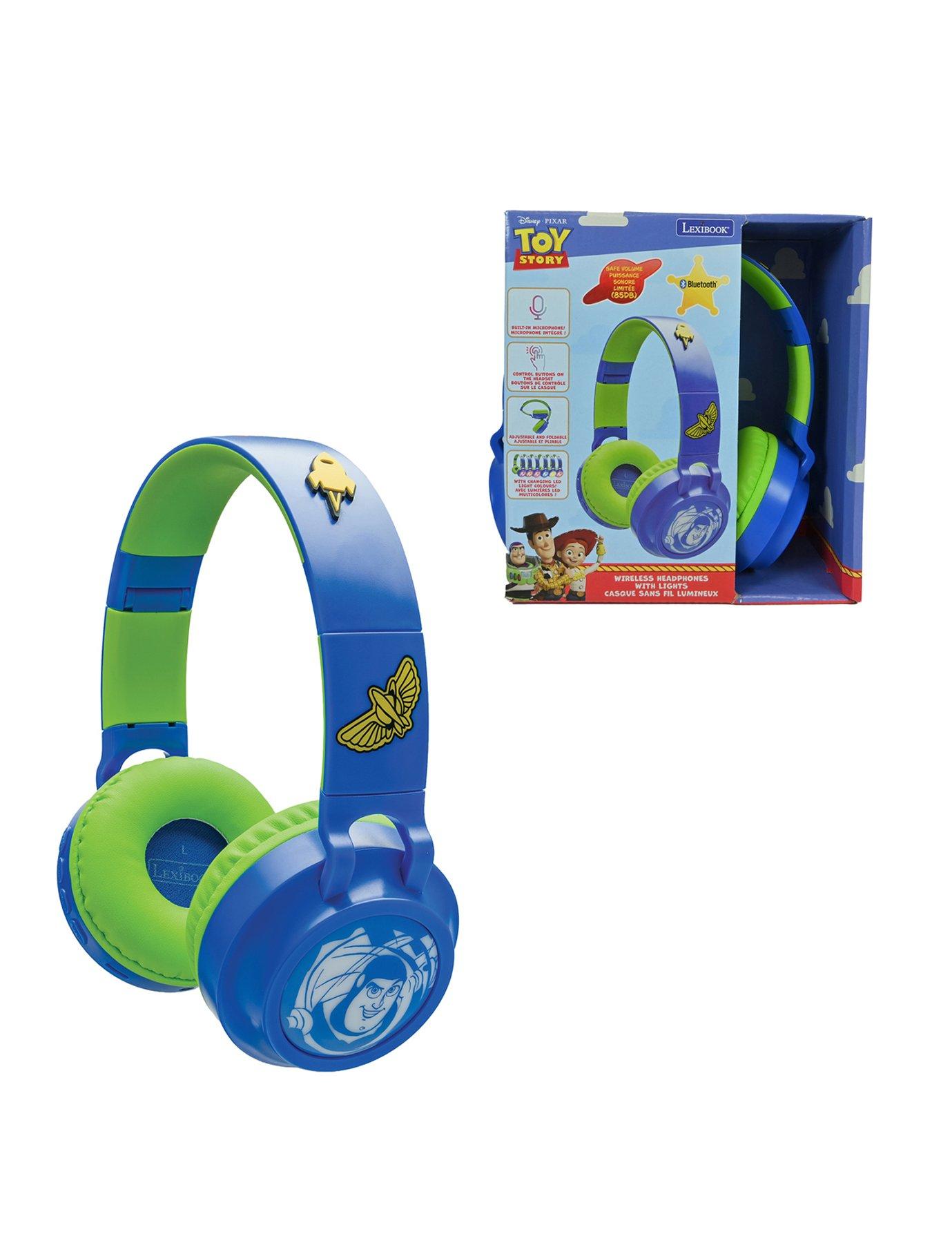 Toy Story 3D Toy Story design Bluetooth and Wired foldable Headphones with safe volume limitation