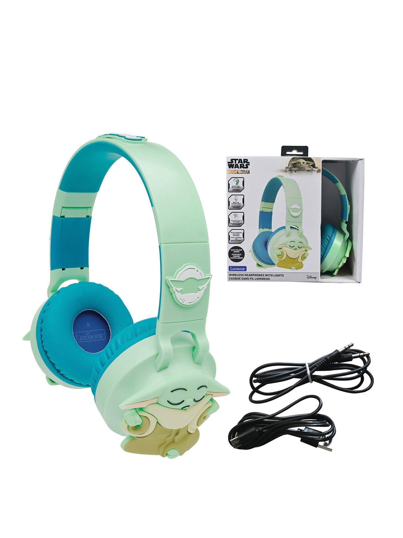 Image 1 of 7 of Star Wars 3D Star Wars design Bluetooth and Wired foldable Headphones with safe volume limitation