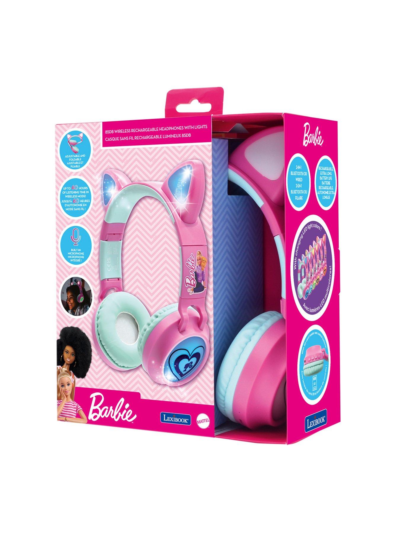 Image 6 of 8 of Barbie Cat's ears shape wireless rechargeable headphones with lights