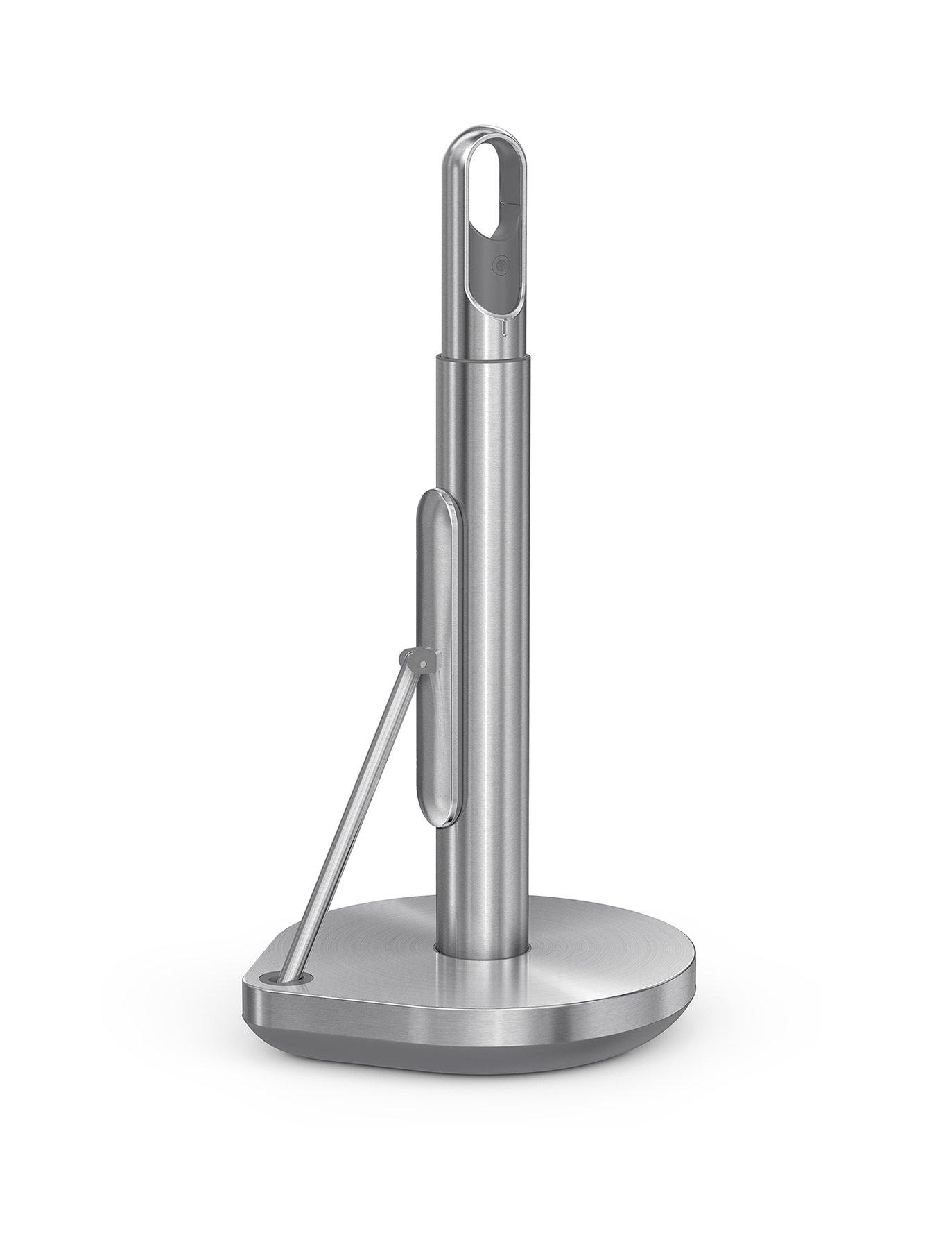 Simplehuman Brushed Black Paper Towel Holder With Spray