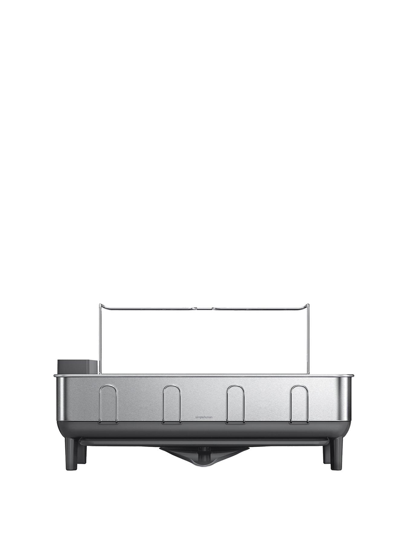 Simplehuman Steel Frame Dishrack, Brushed Stainless Steel