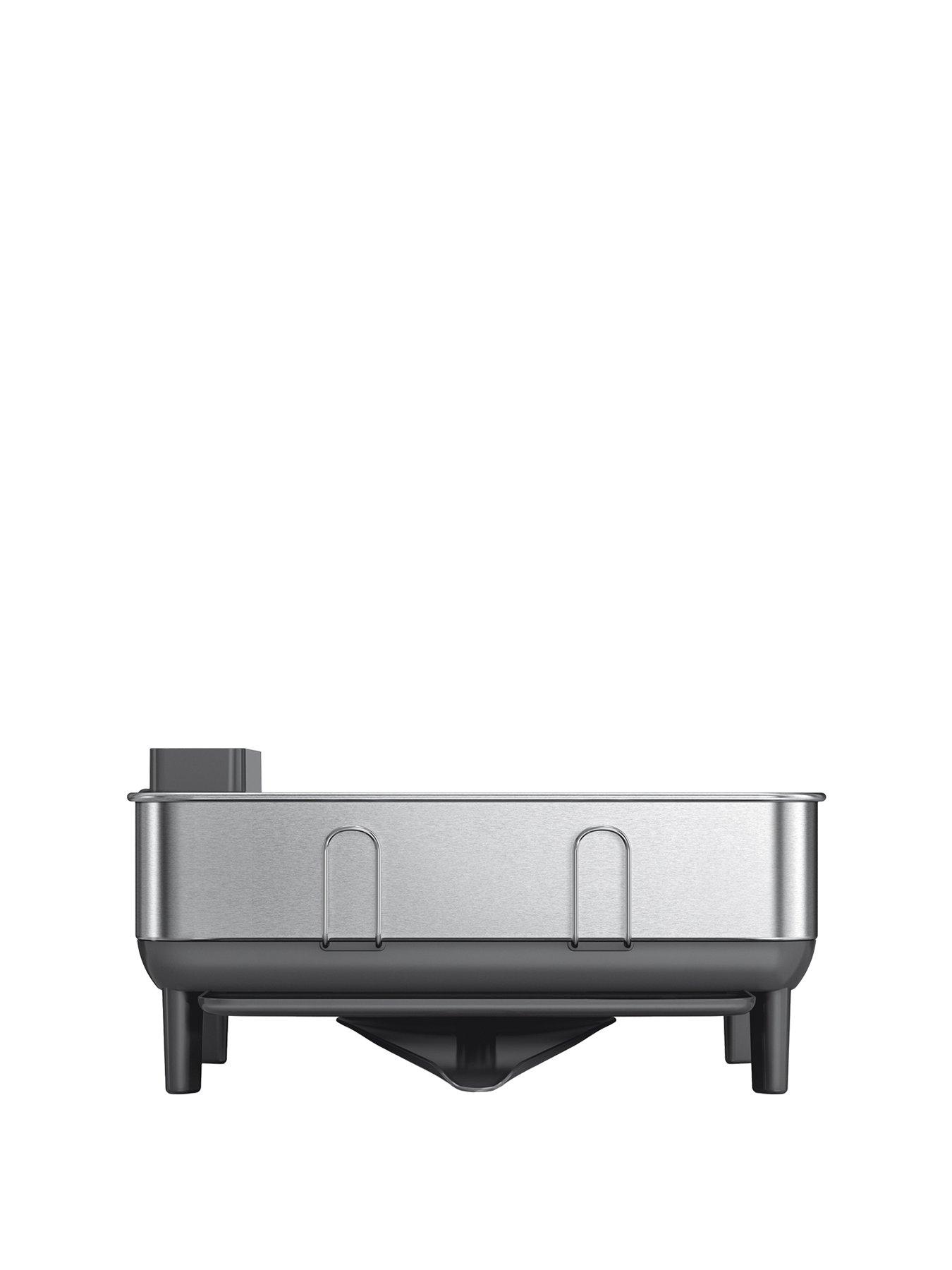 Simplehuman Compact Steel Frame Dishrack, Grey