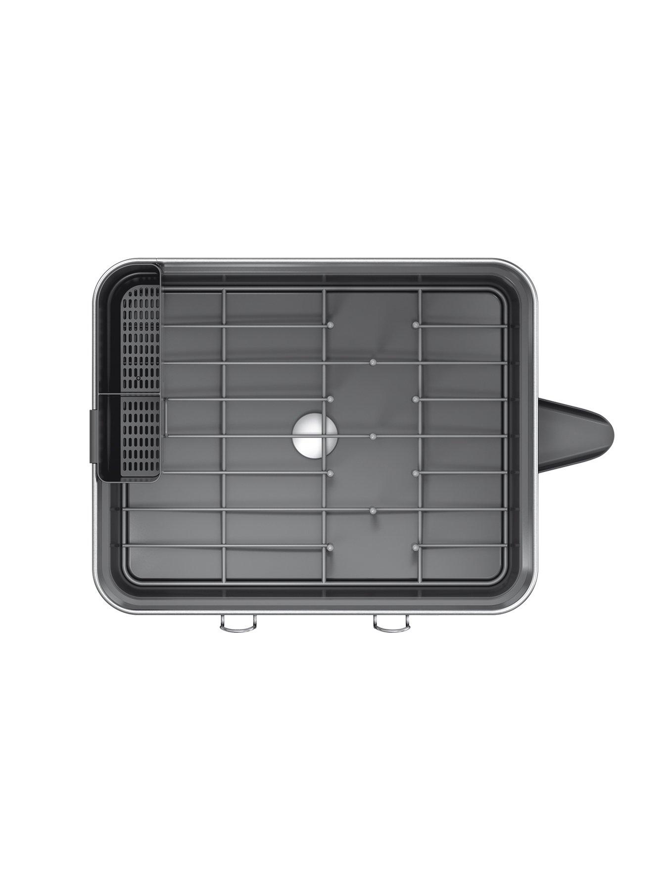 Image 4 of 7 of Simplehuman Compact Steel Frame Dishrack, Grey