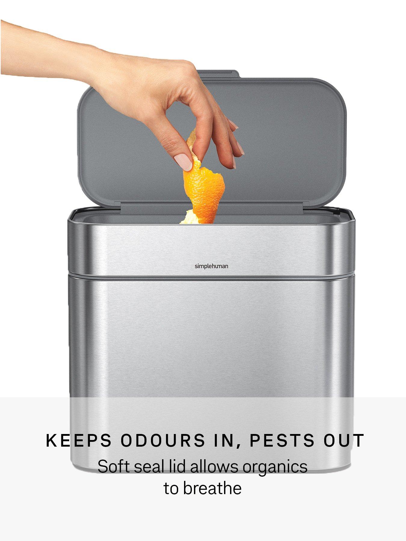 Image 2 of 6 of Simplehuman Brushed Compost Caddy