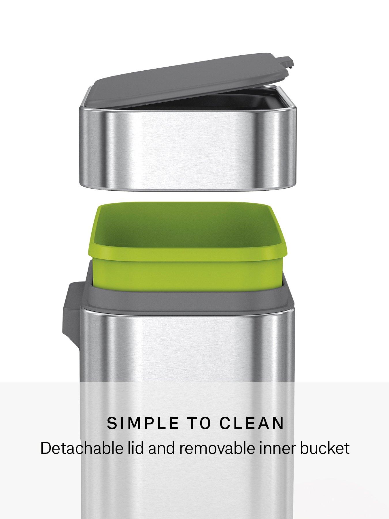 Image 3 of 6 of Simplehuman Brushed Compost Caddy