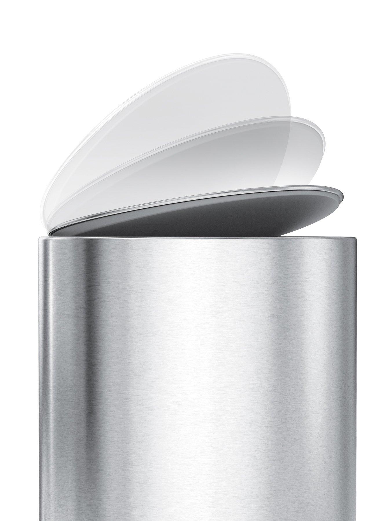 Image 5 of 7 of Simplehuman 6l Semi Round Pedal Bin, Brushed