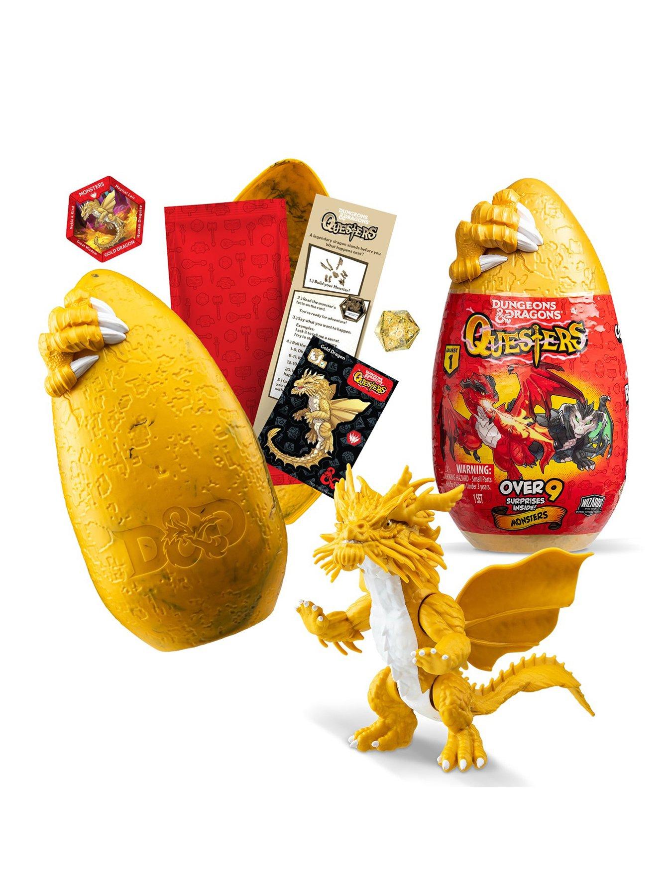 Image 1 of 7 of Dungeons & Dragons - Questers Monsters - Gold Dragon w/ Molten Metallic Gold