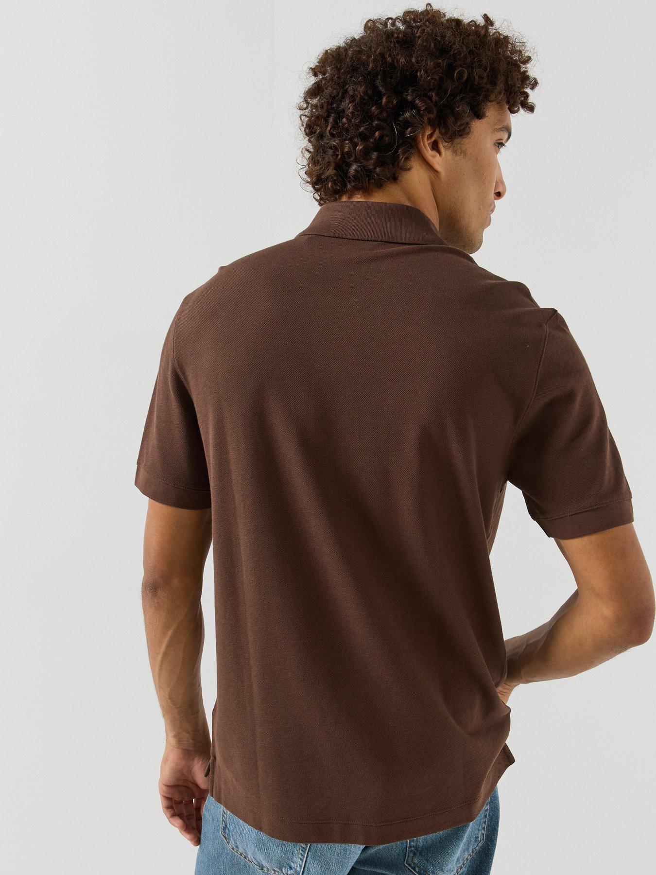 Image 2 of 6 of BOSS Boss Pallas Short Sleeve Polo - Brown