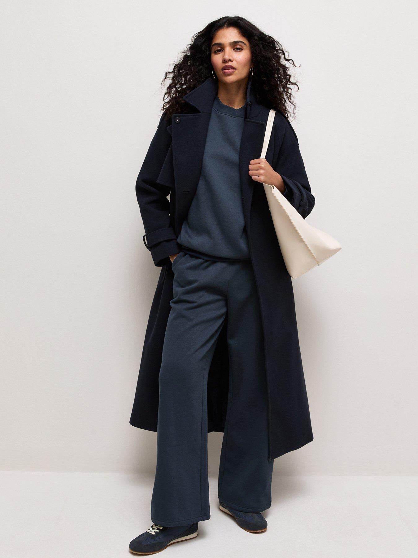 Image 3 of 5 of New Look Navy Relaxed Sweatshirt - Blue