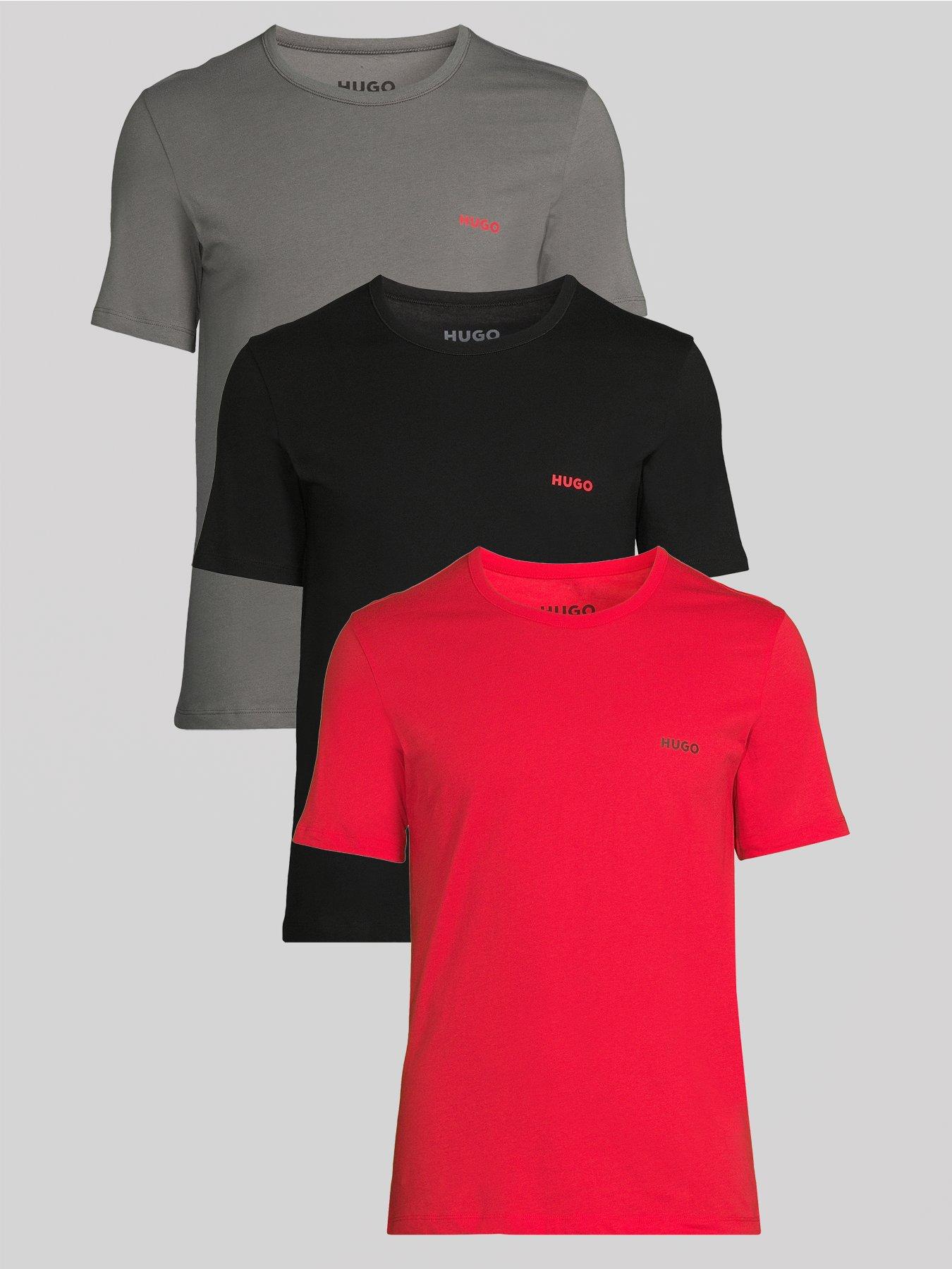 HUGO 3 Pack Loungewear T-Shirt - Multi