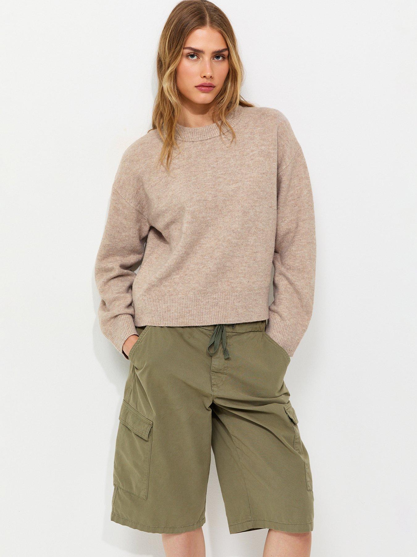 New Look Midweight Crew Neck Jumper - Beige