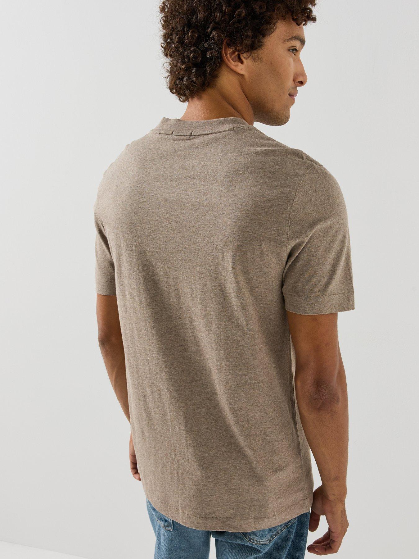 Image 2 of 5 of BOSS Boss Thompson 01 Chest Logo Regular Fit T-Shirt - Brown