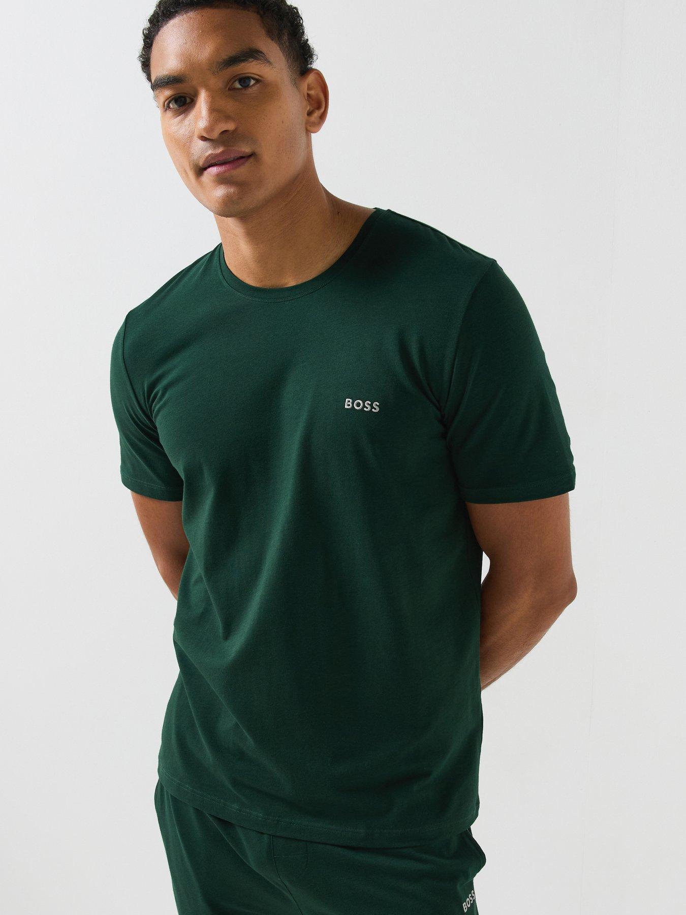 BOSS Mix  &  Match Regular Fit Loungewear T-shirt - Dark Green