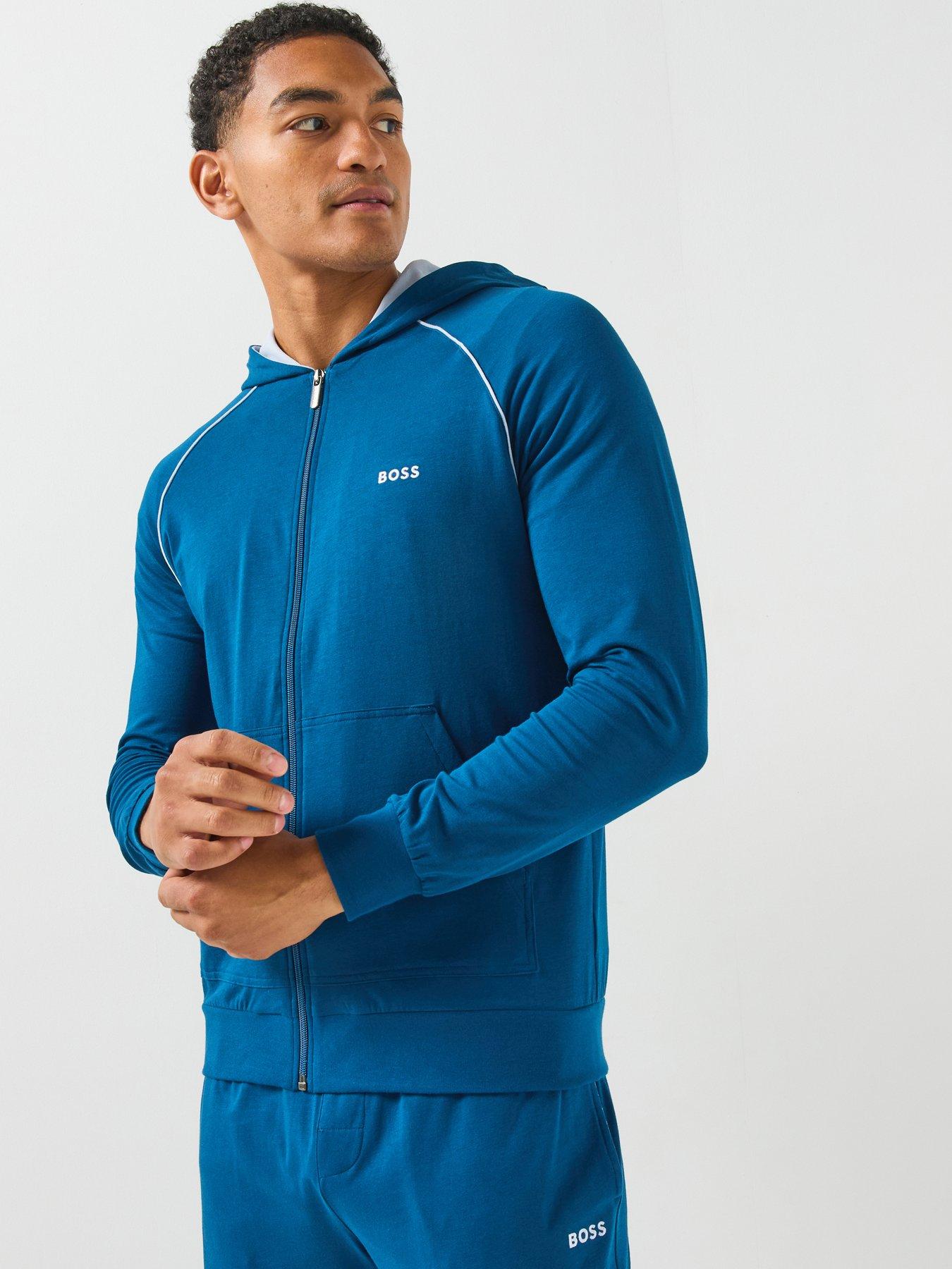 BOSS Mix  &  Match Loungewear Hoodie - Blue