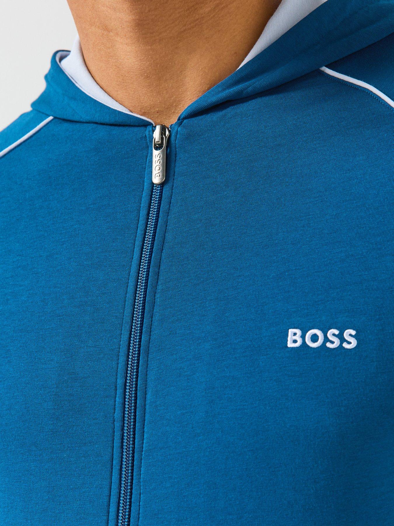 Image 5 of 5 of BOSS Mix &amp; Match Loungewear Hoodie - Blue
