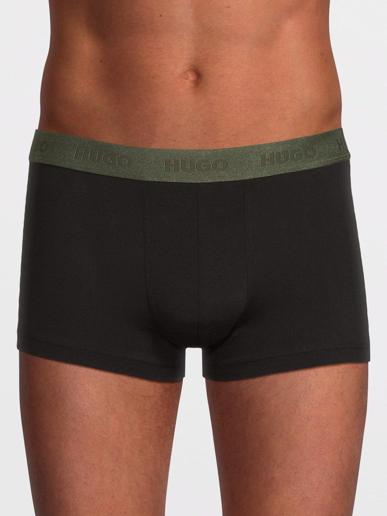 Image 2 of 3 of HUGO Bodywear Triplet 3 Pack Trunks - Dark Grey