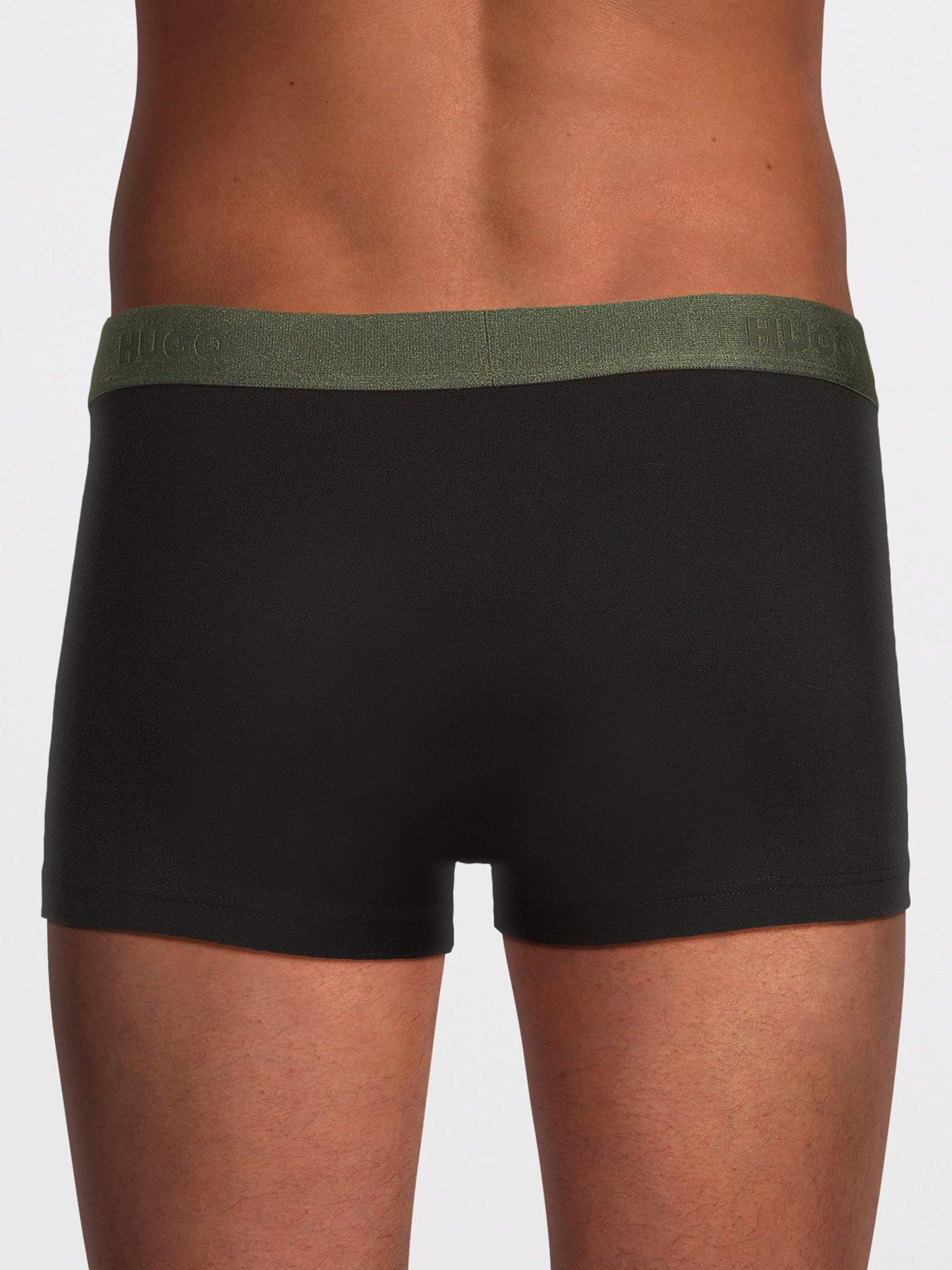 Image 3 of 3 of HUGO Bodywear Triplet 3 Pack Trunks - Dark Grey