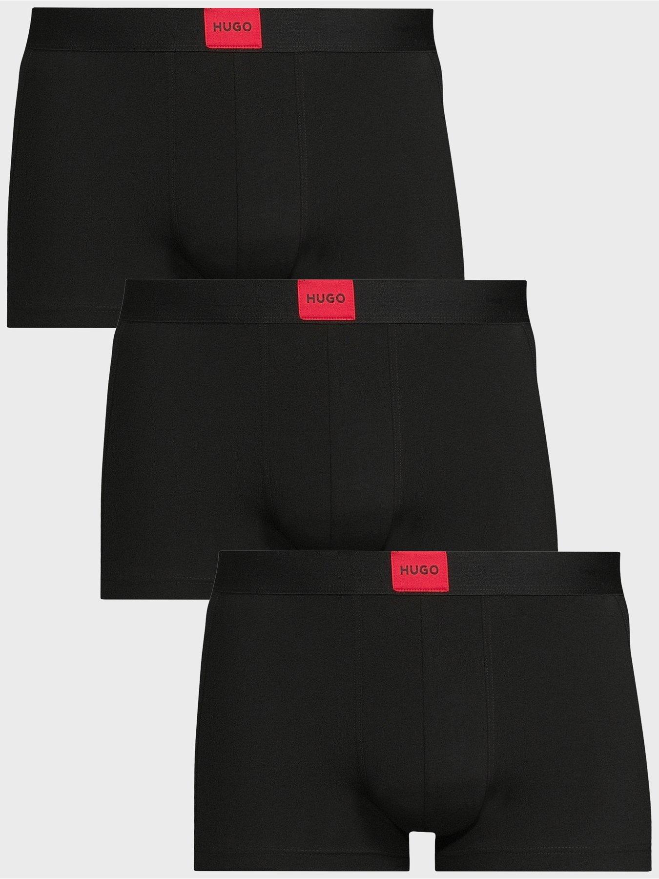 HUGO 3 Pack Galaxy Trunks - Black