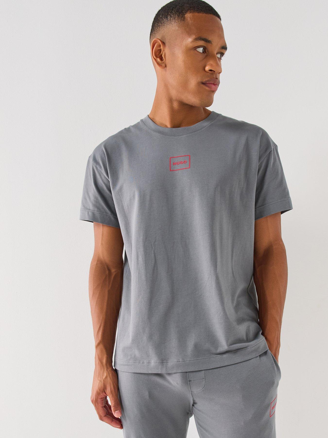 HUGO Bodywear Laze Relaxed Fit Loungewear T-Shirt - Grey