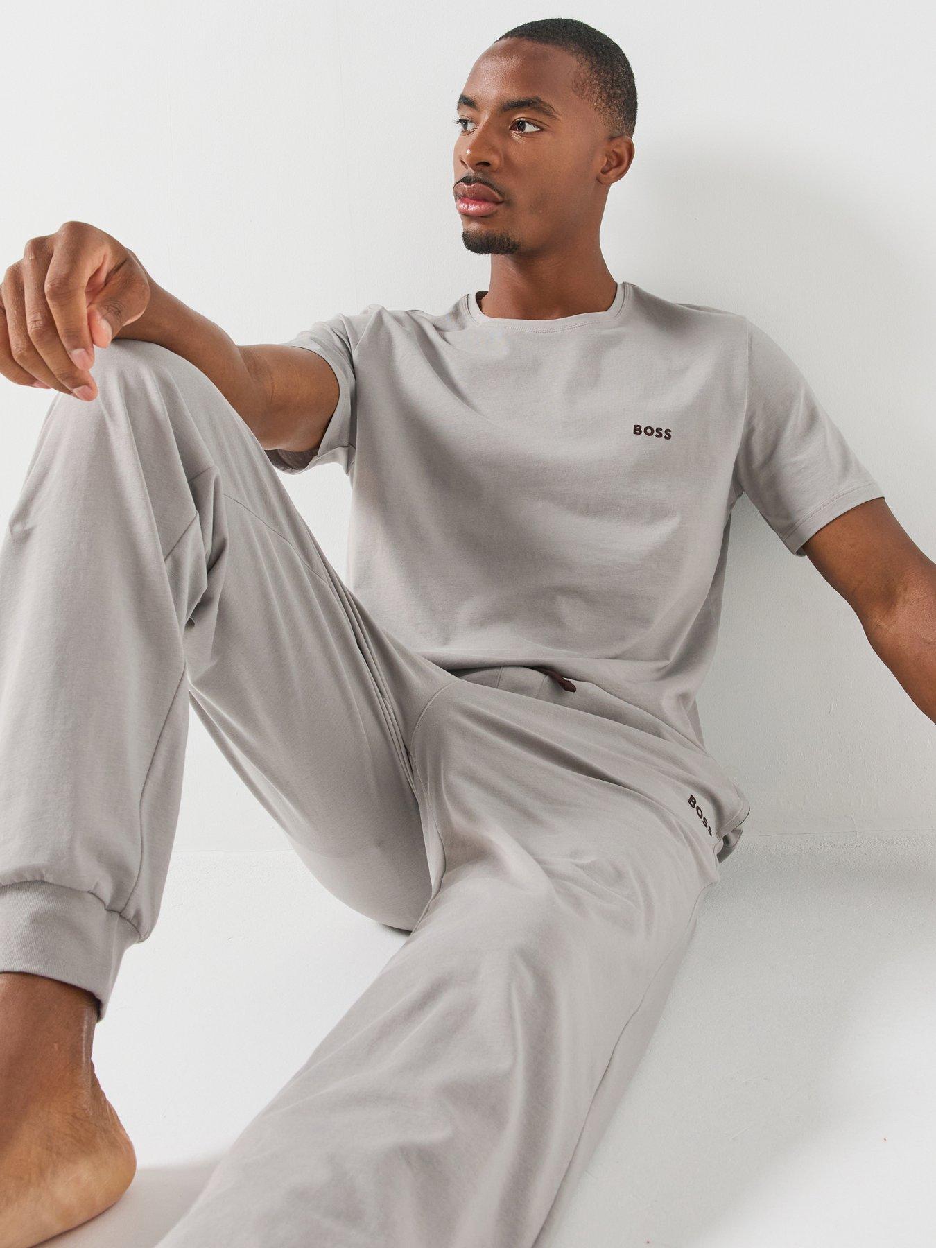 BOSS Mix  &  Match Regular Fit Loungewear T-Shirt - Light Beige