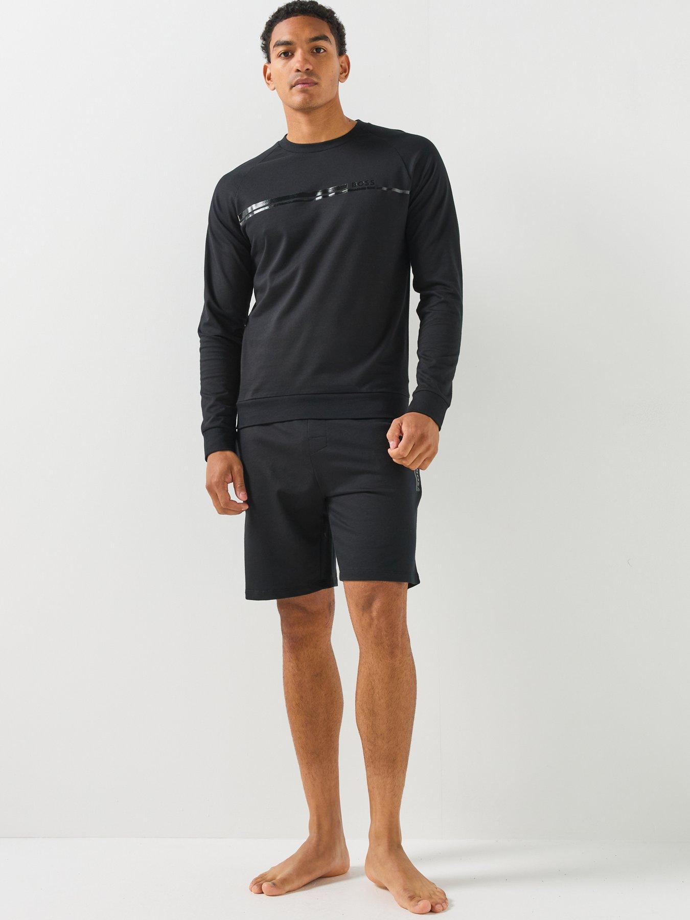 Image 3 of 5 of BOSS Bodywear Authentic Loungewear Sweatshirt - Black