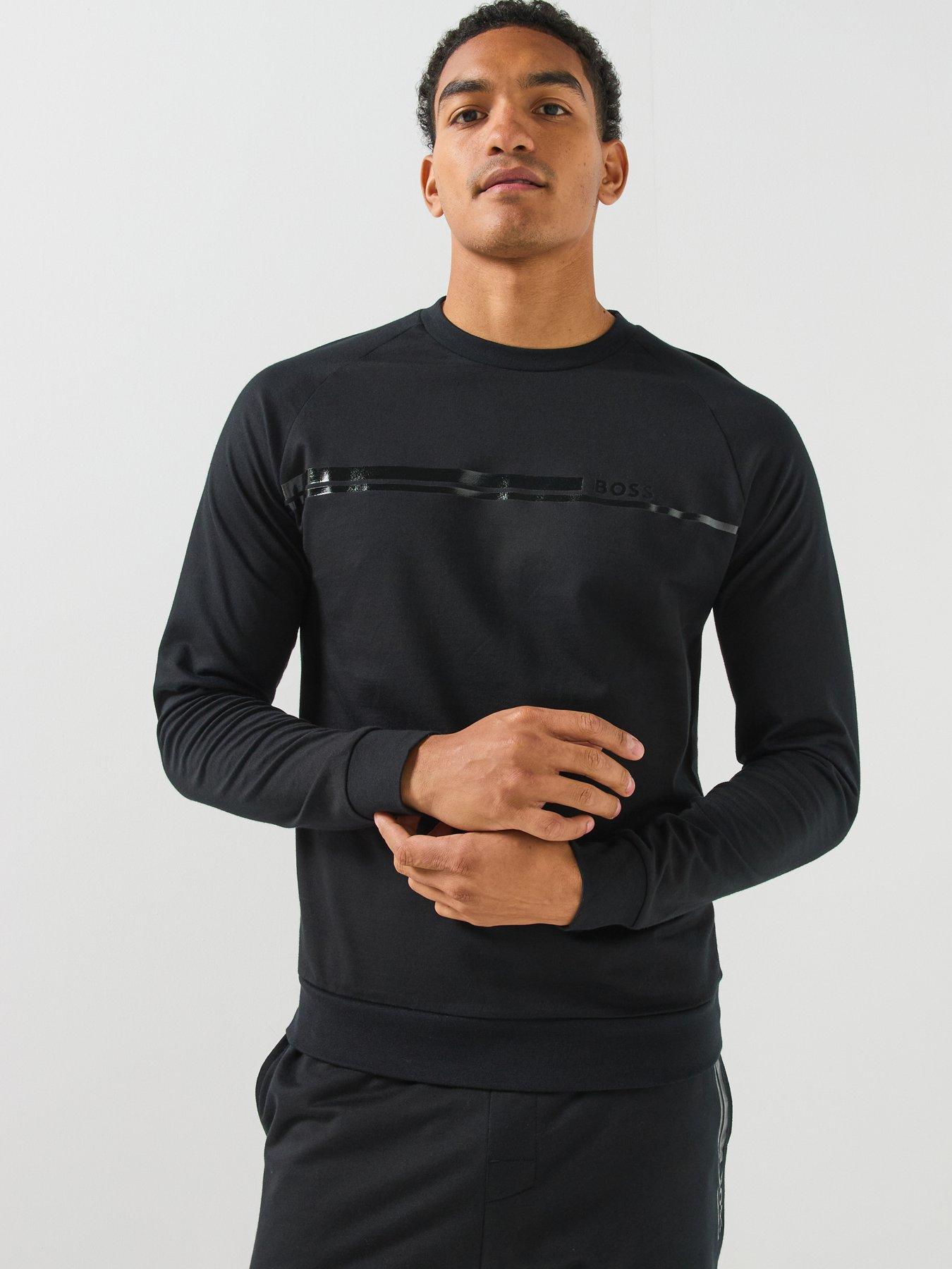 Image 4 of 5 of BOSS Bodywear Authentic Loungewear Sweatshirt - Black