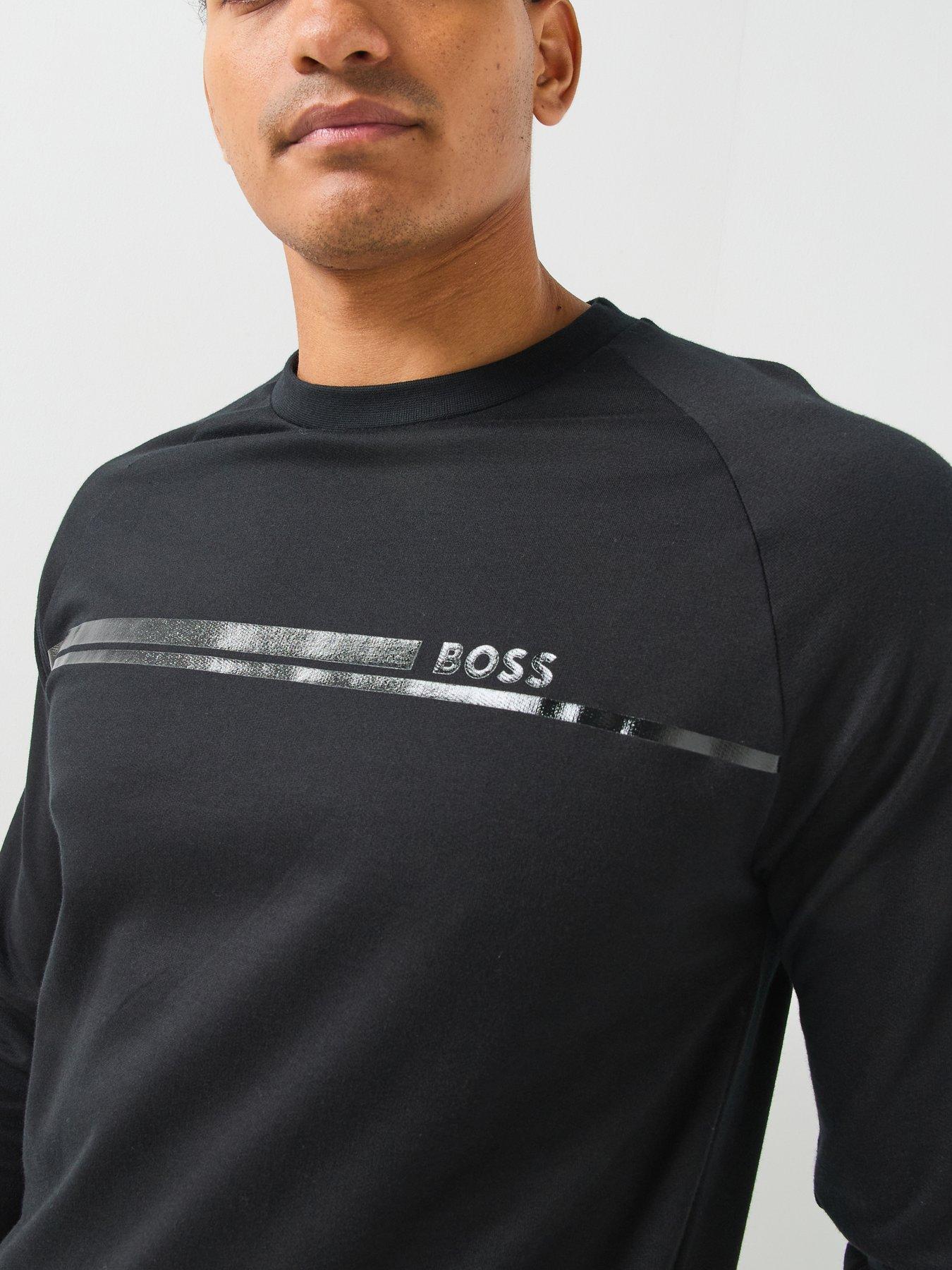 Image 5 of 5 of BOSS Bodywear Authentic Loungewear Sweatshirt - Black