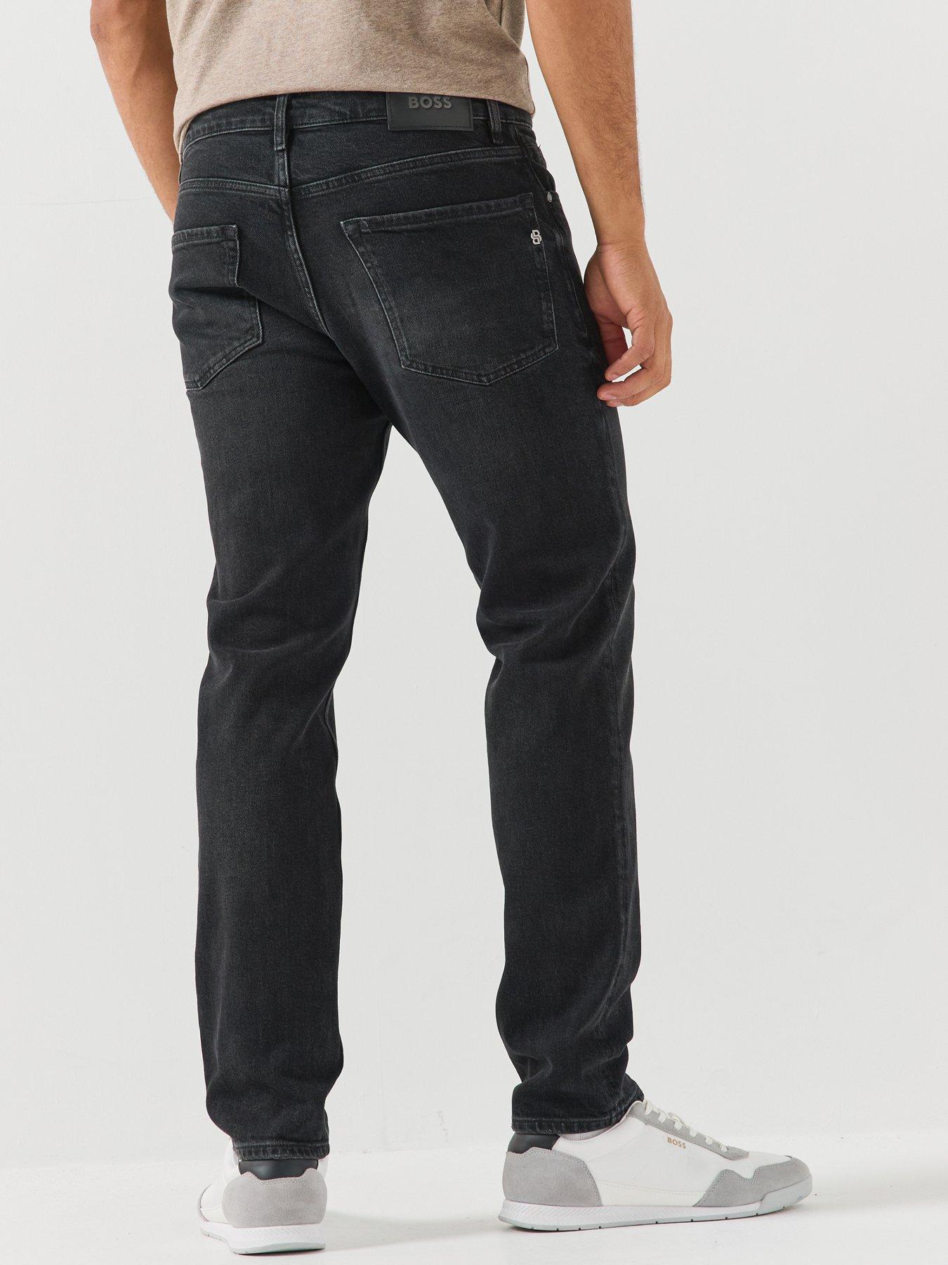 Image 2 of 6 of BOSS Mens C-Re.Maine Regular Fit Jeans - Grey
