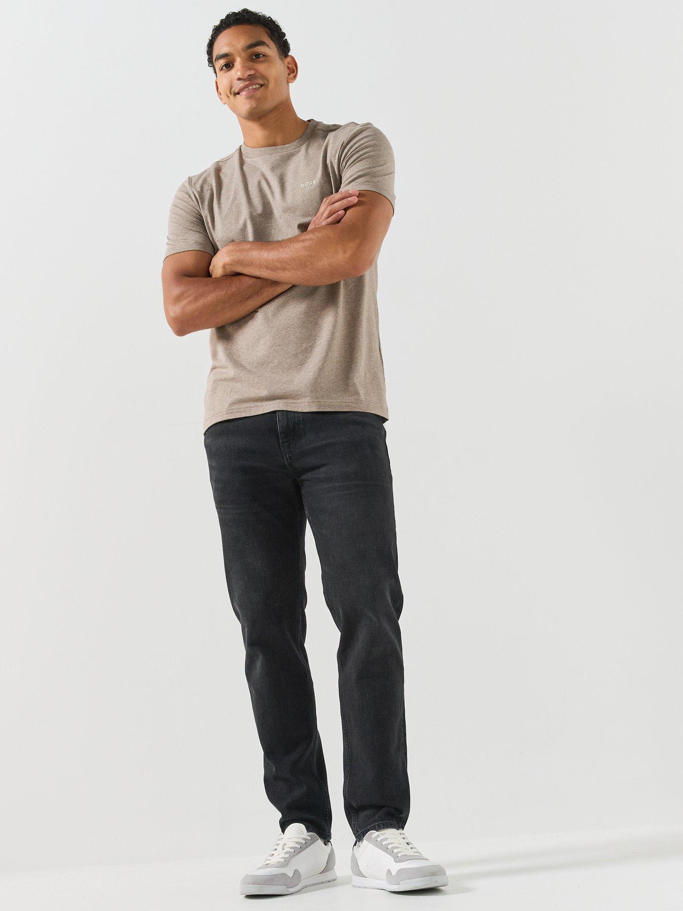 Image 3 of 6 of BOSS Mens C-Re.Maine Regular Fit Jeans - Grey