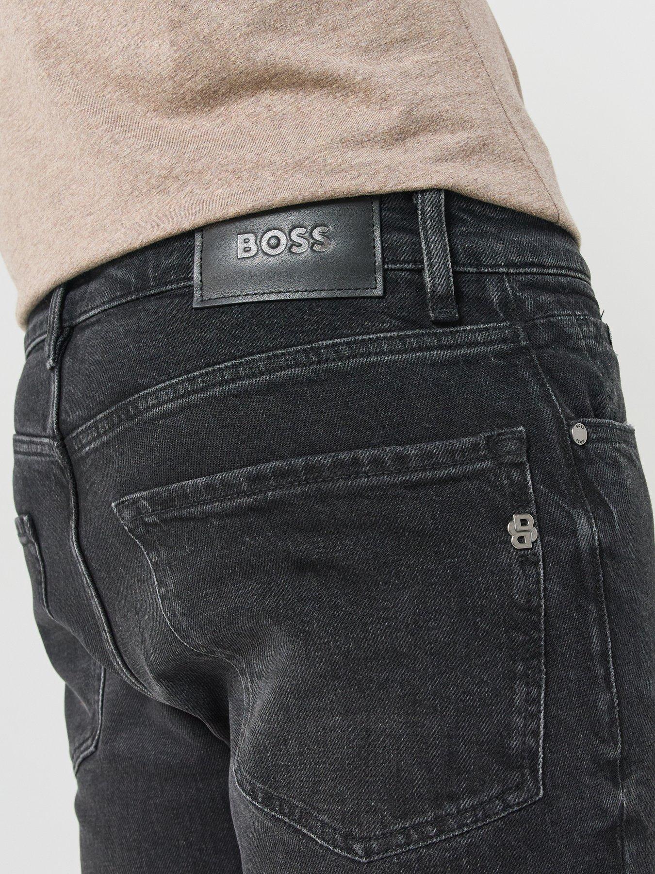 Image 5 of 6 of BOSS Mens C-Re.Maine Regular Fit Jeans - Grey